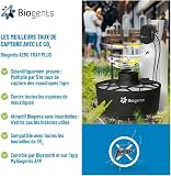 BIOGENTS Aero Trap Plus - Trappola per Zanzare Esterna con CO2 - senza Insetticide - Tasso di Cattura x5 - Protegge Fino a 700 m² - Compatibile con Tutte le Bottiglie di CO2 - App MyBiogents - 4
