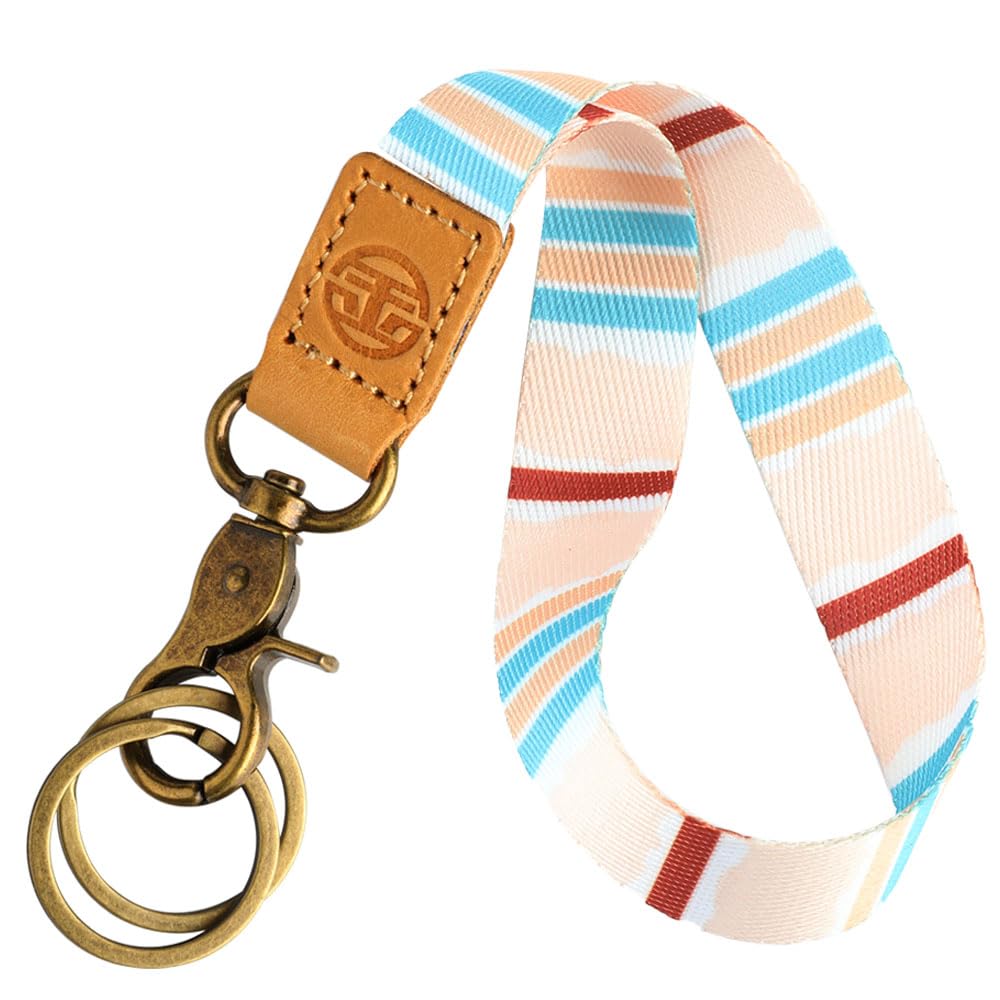 Cute Wrist Lanyard for Keys Keychain Wallet Id Holder Cell Phone Wristlet Lanyard Key Chain Holder
