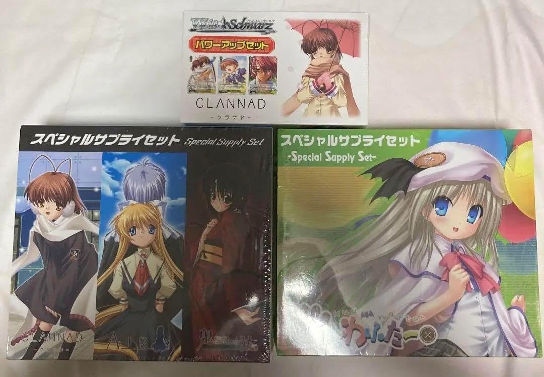 CLANNAD AIR クドわふたー サプライセット 3種 key NNHEAJYI Kanon