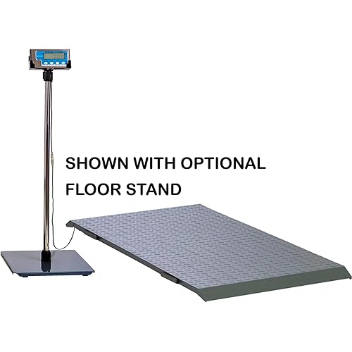 Miniatura 8 de Brecknell Báscula de suelo de perfil bajo - Capacidad de 1000 libras