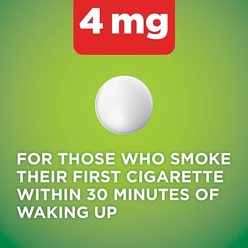 Miniatura 2 de Tienda Basic Care Pastilla Polacrilex de nicotina de 4 mg (nicotina), sabor a menta, ayuda para dejar de fumar deja de fumar con pastillas de