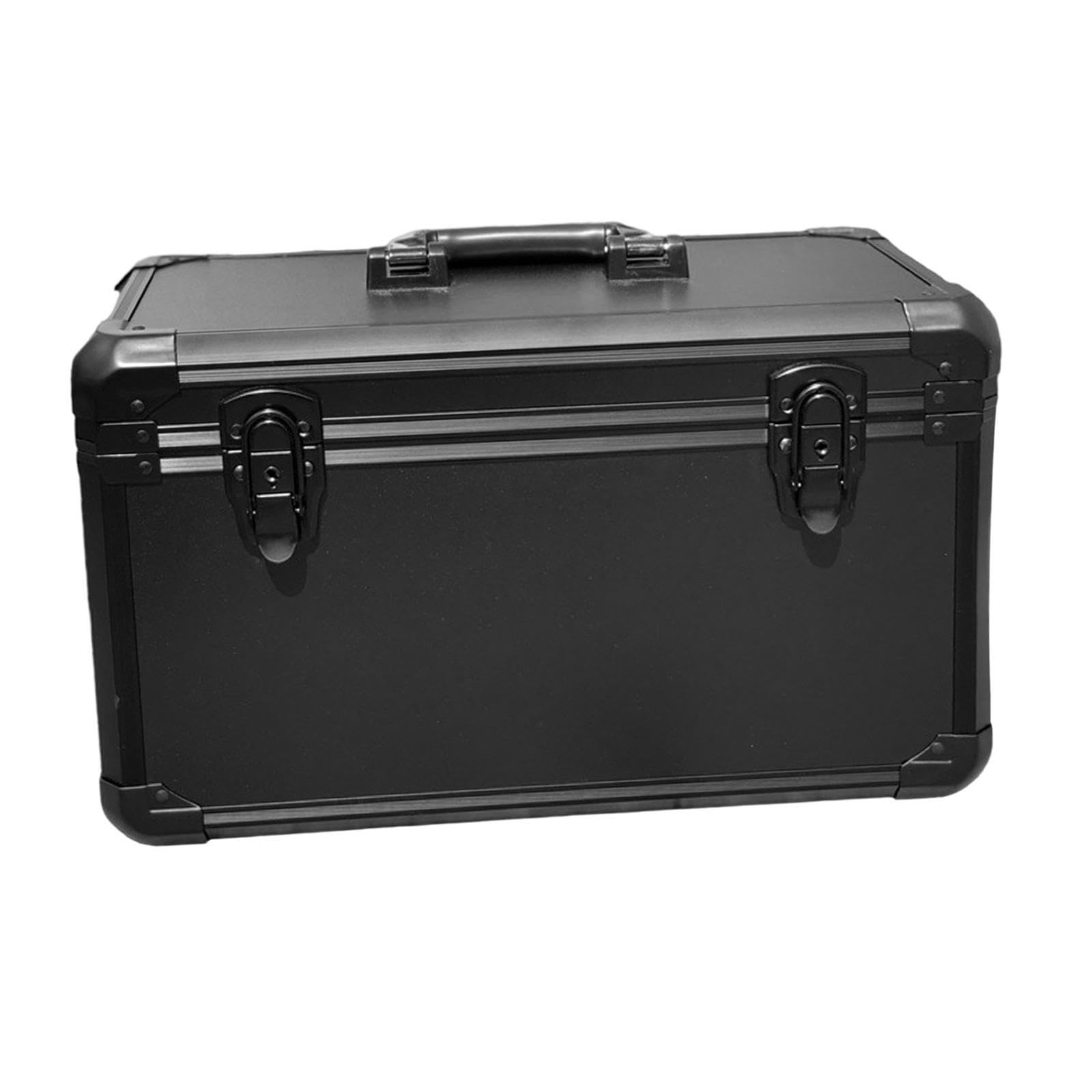 Valigetta portautensili portatile in lega di alluminio con maniglia, organizer antiurto e scatola porta accessori hardware, valigette rigide per uomo, accessori hardware, L