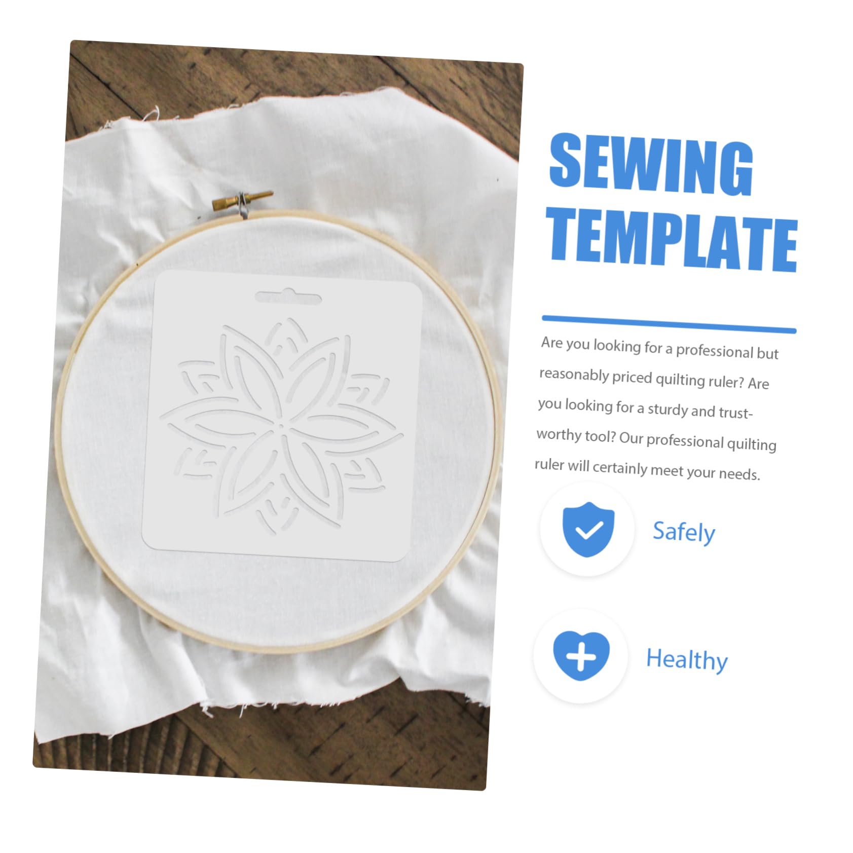 Righello Sartoriale per Quilting, Set 8 Pezzi in Acrilico | Template per Patchwork e Cucito Diy, Strumenti Pratici per Lavorazioni e Progetti Creativi