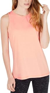 ID Womens Essentials Heathered Keyhole Back Tank Top