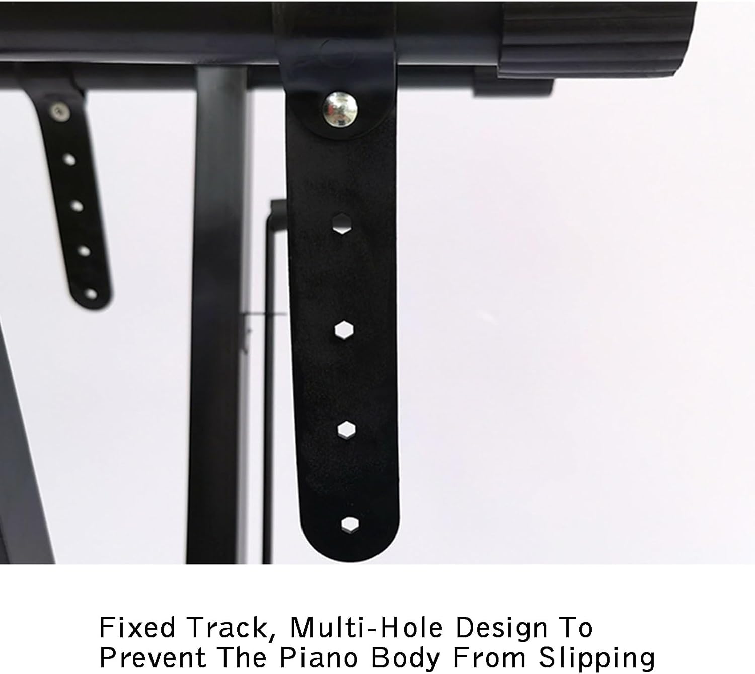 X-Style Keyboard Stand,Heavy Duty Keyboard Stand,Foldable Piano Stand Is Sturdy and Portable for Home Studio, Black, 85235