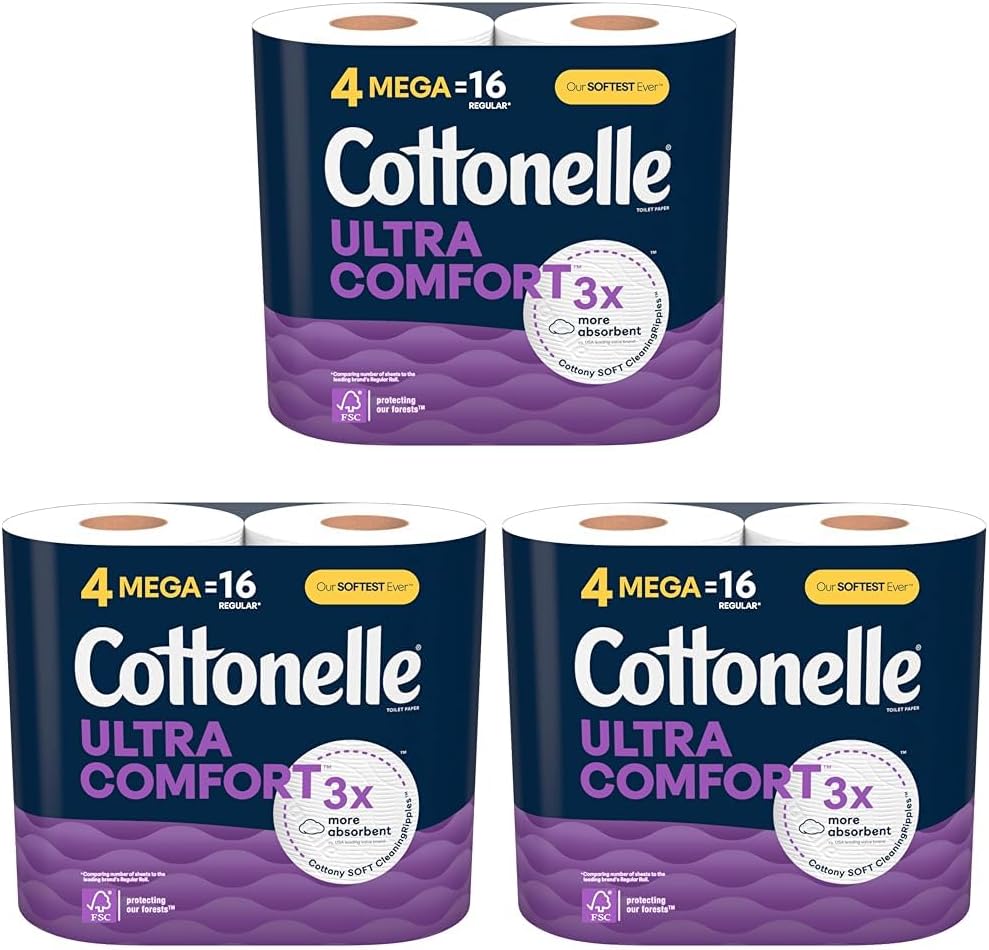 Cottonelle Ultra Comfort Care Toilet Paper, Big Roll, 12 Count