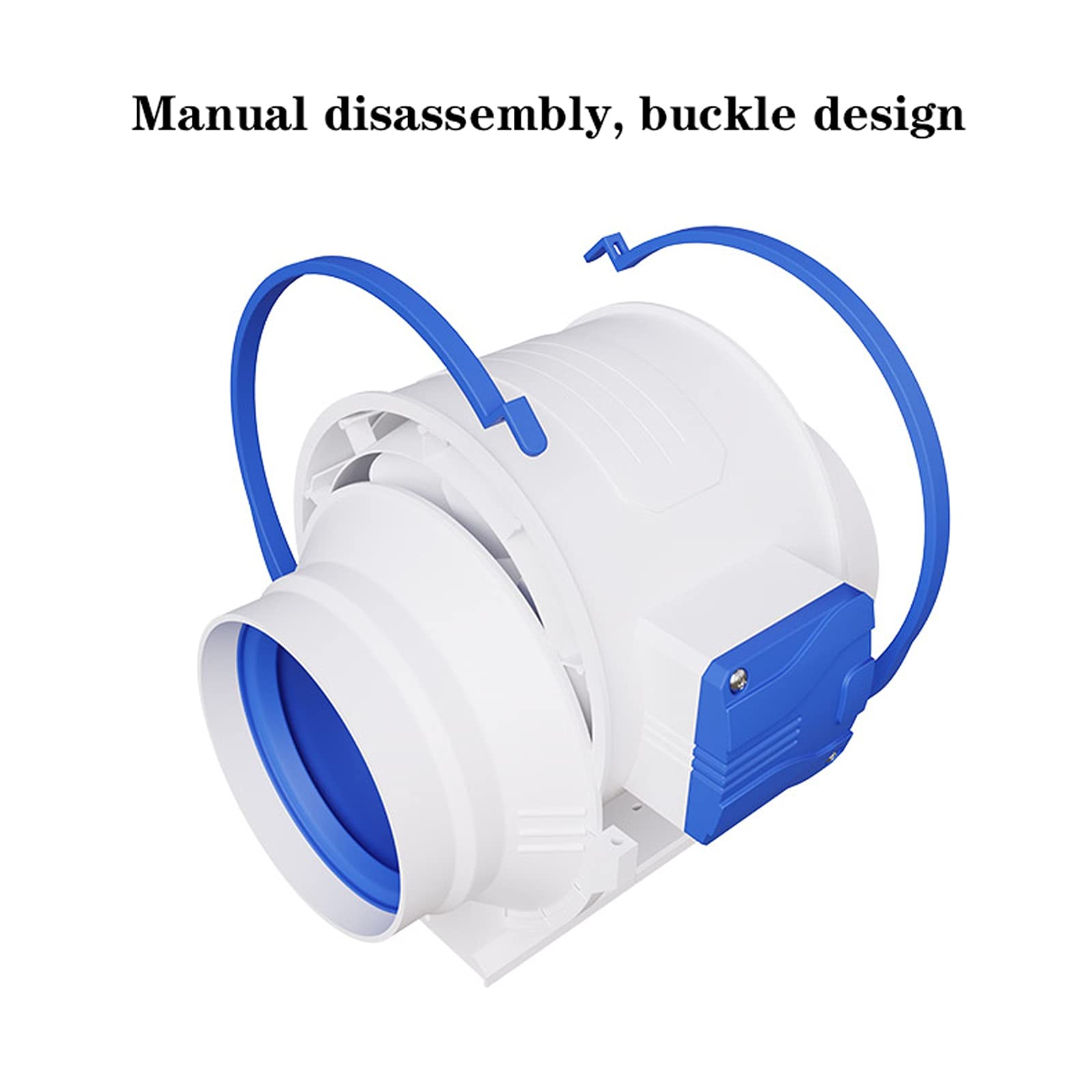 Ventola di scarico 4 "6" DUCT DUCT Ventola per il controllo del telecomando Ventolatore ventilatore con 2 Impostazioni velocità Dynamic Dynamic Fan Blade Famiglia Potente ventola di scarico ad alta po