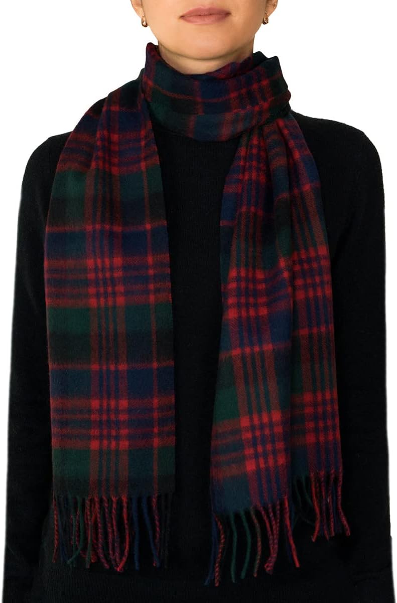 Oxfords Cashmere 100% Lambswool Tartan Plaid Scarf - Image 3
