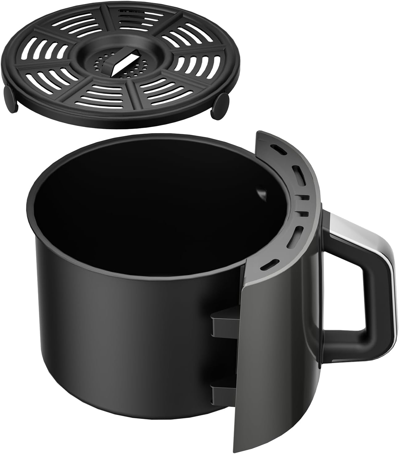 Air Fryer Basket Replacement Basket and Tray for Ninja AF161, Air Fryer Accessories for Ninja AF150 and AF161, Non-Stick Air Fryer Basket with Cover for Ninja AF150 and AF161, Dishwasher-Safe Basket Air Fryer Basket Replacement Basket and Tray for Ninja AF161, Air Fryer Accessories for Ninja AF150 and AF161, Non-Stick Air Fryer Basket with Cover for Ninja AF150 and AF161, Dishwasher-Safe Basket