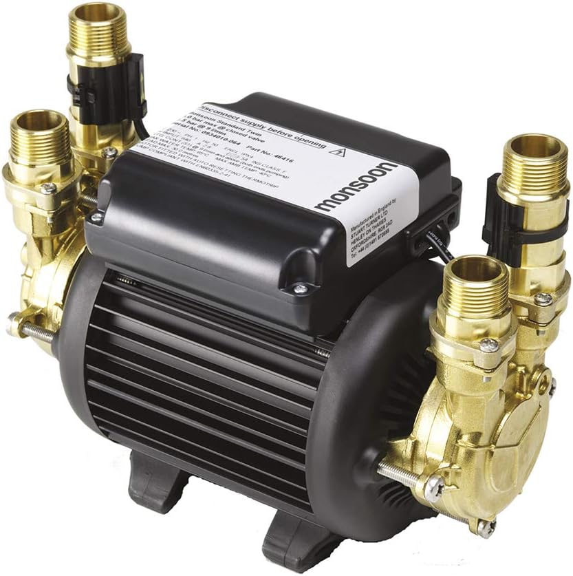 Monsoon Standard Twin 1.5 Bar 46506 Positive Head Shower Pump by Stuart Turner
