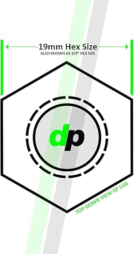 Miniatura 6 de DPAccessories Cubierta negra para tuercas de rueda para Chevrolet y GMC - Paquete de 20 unidades CC-3B-P-OBK05020