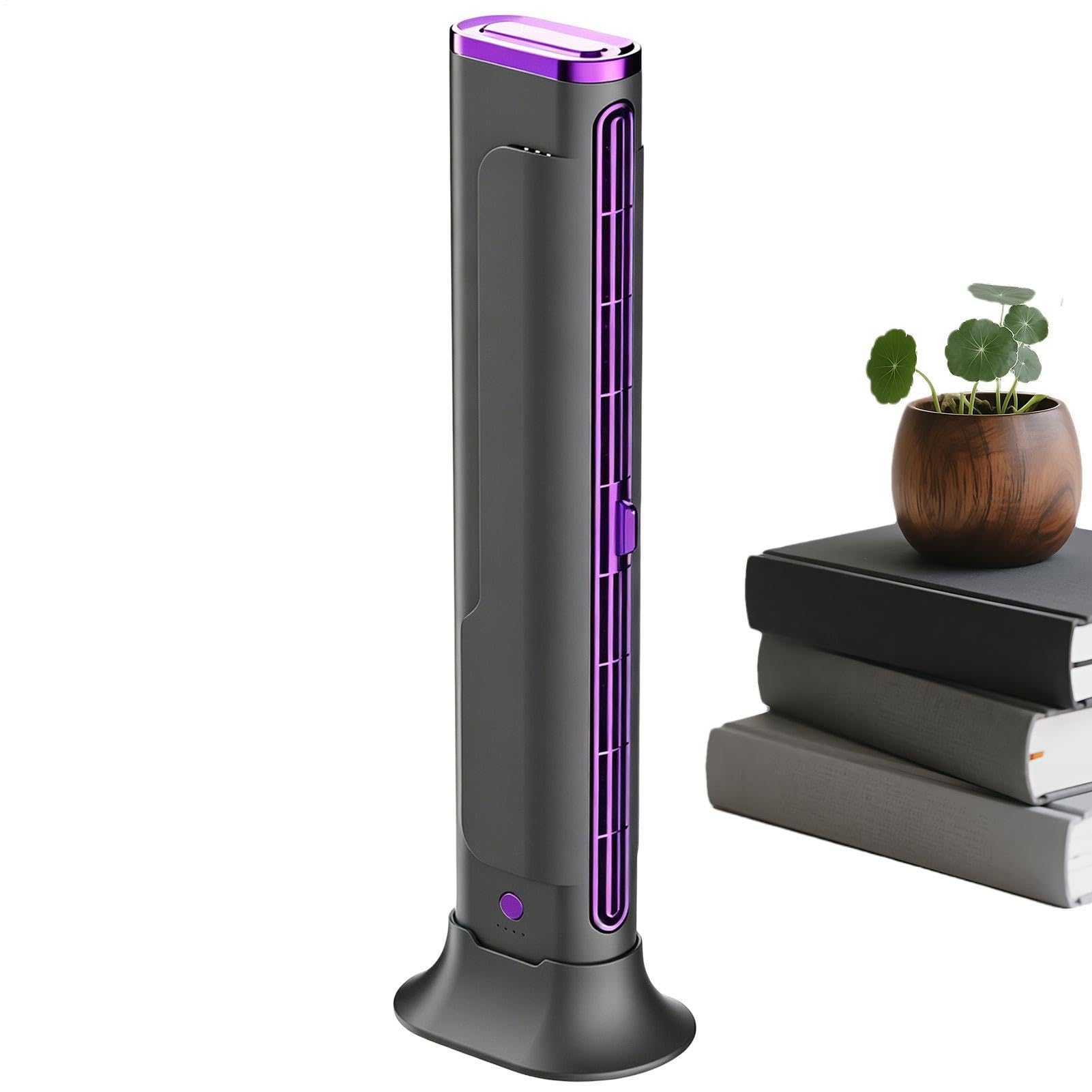 Tower Fan For Bedroom - 20dB 28ft/s High Velocity Ultra Quiet Standing Fan