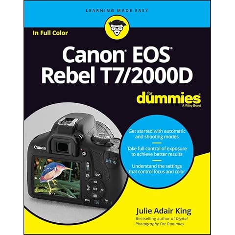 Canon EOS Rebel T7/2000D For Dummies (For Dummies (Computer/Tech)) Cover
