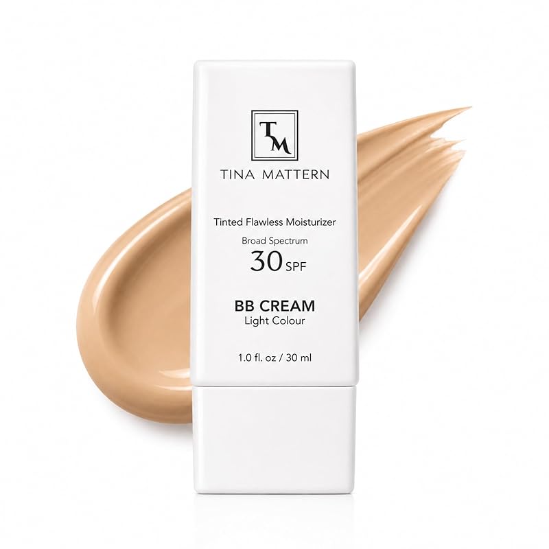 Hidratante facial com cor Tina Mattern Light e ácido hialurônico, 181 g