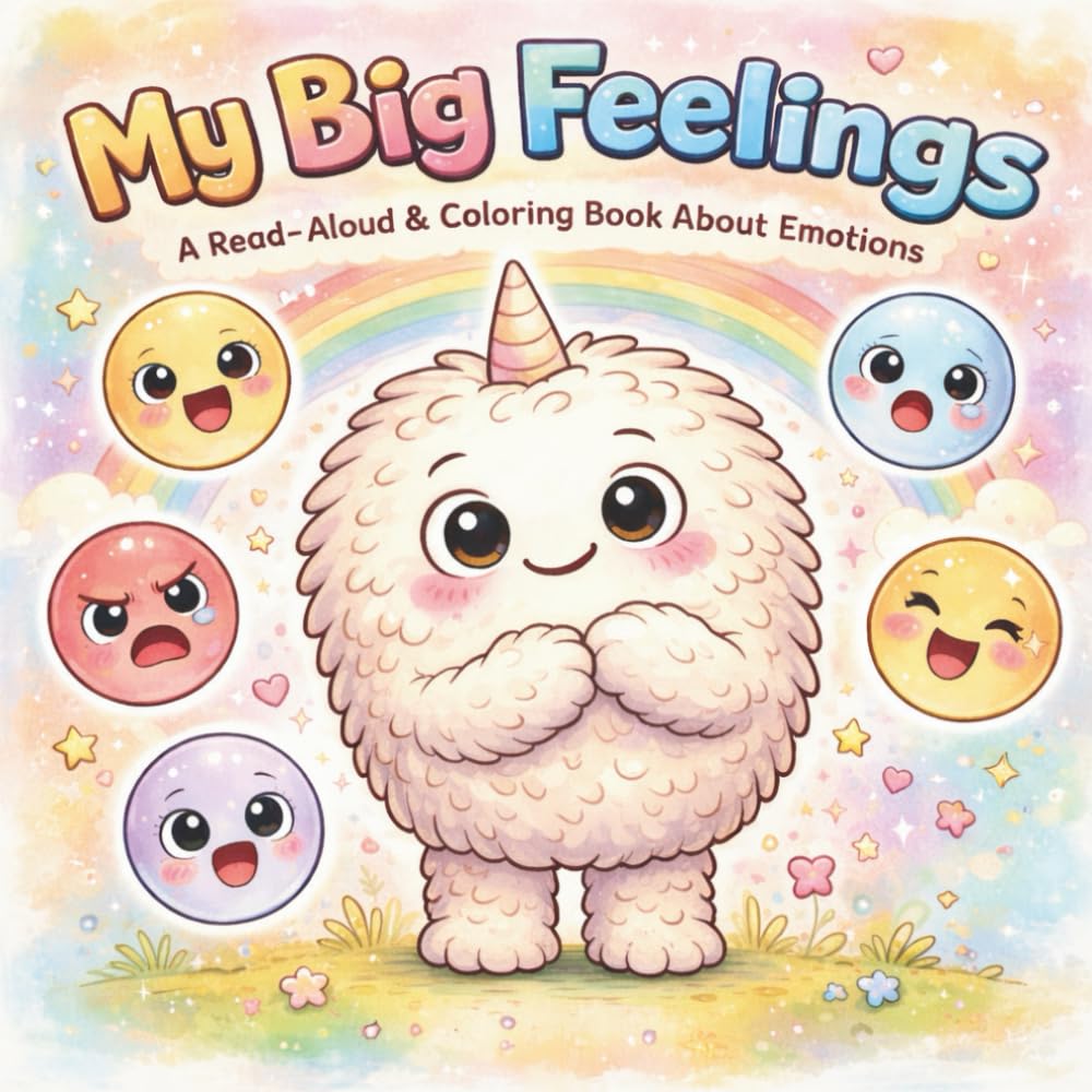 My Big Feelings: A Read-Aloud & Coloring Book About Emotions for Kids Ages 2-5