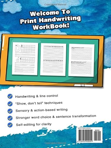 The Print Handwriting Workbook for Kids Ages 8-12: Ultimate Practice Book to Improve Handwriting, Strengthen Pencil Control & Build Confidence with over 500 Fun & Learning Activities - Image 2