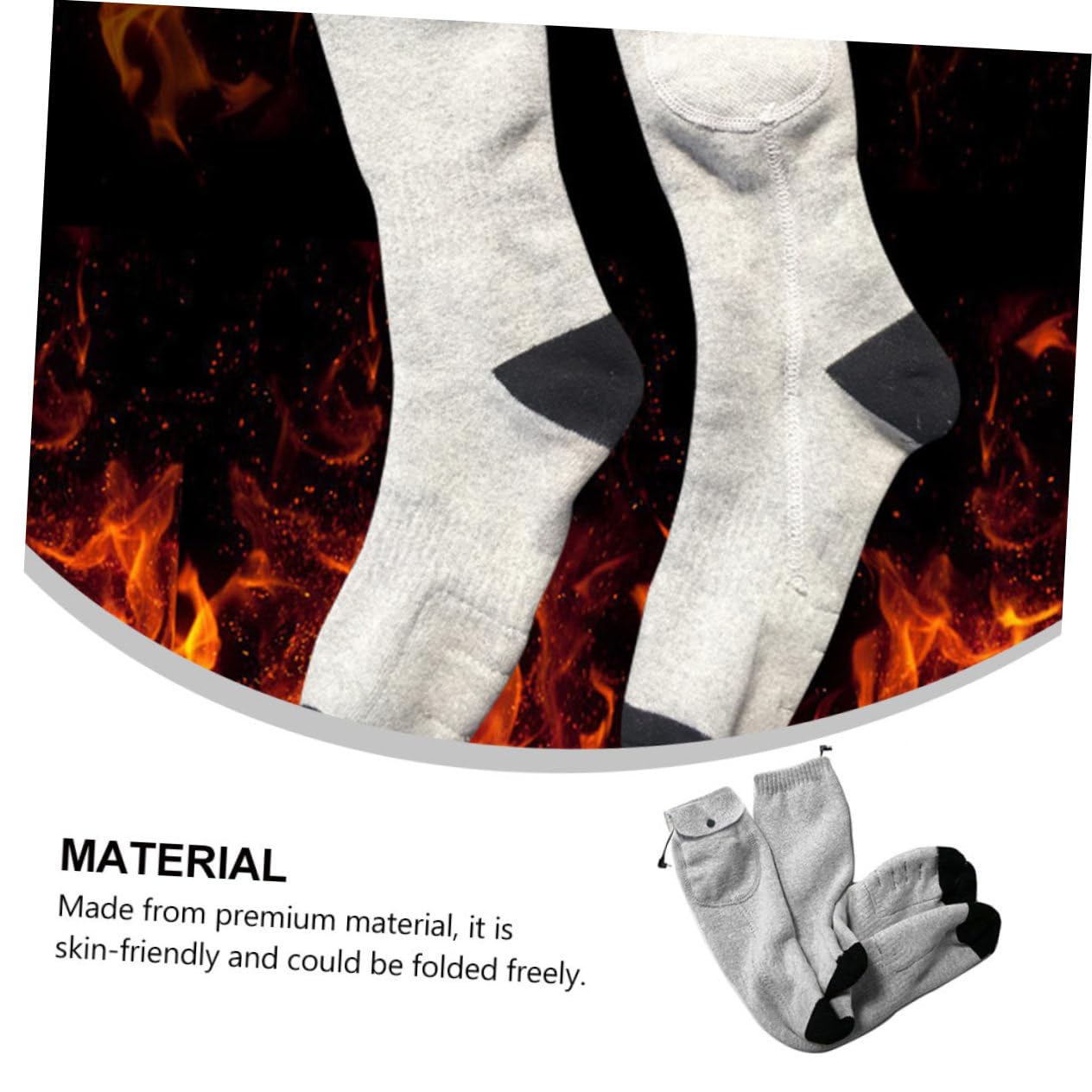 2 Paar Intelligente Beheizte Strumpfhosen Damen Elektrische Socken Wärme Socken Für Warme Socken