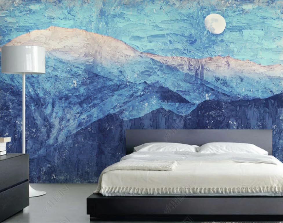 Papier Peint Intissé Montagnes Grand Format pour Agrandir une Pièce