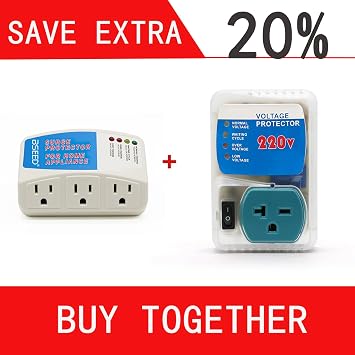 BSEED Electronic Surge Protector for Home Appliance,Voltage Protector Suit for Refrigerators Home Appliances
