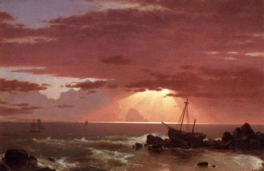 Tableau art célèbre Frederic Edwin Church contre les murs vides - 6