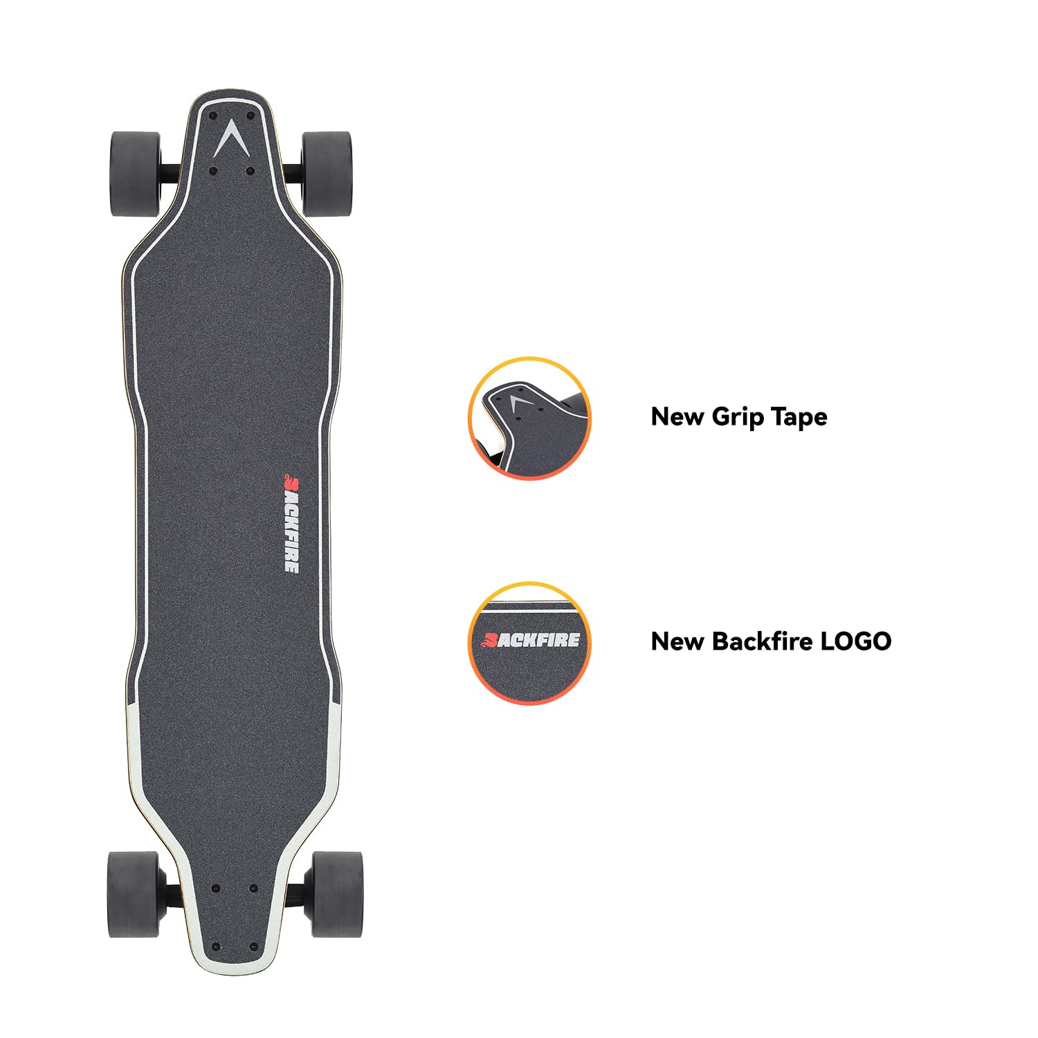 BAOKFIRE 電動スケートボード G2 Backfire G2 Black Electric Skateboard