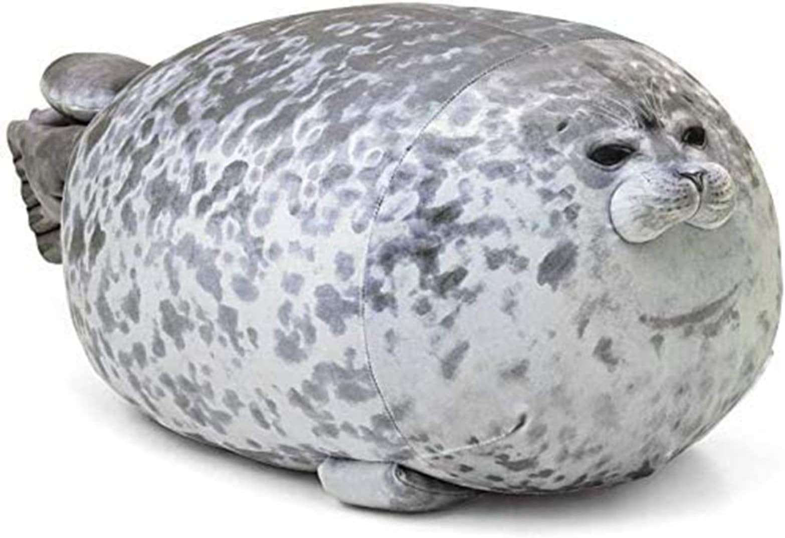 Chubby Blob Seal Pillow Soft Fat Hugging Pillow Stuffed Cotton Animal Plush Throw Pillows Gift (M)