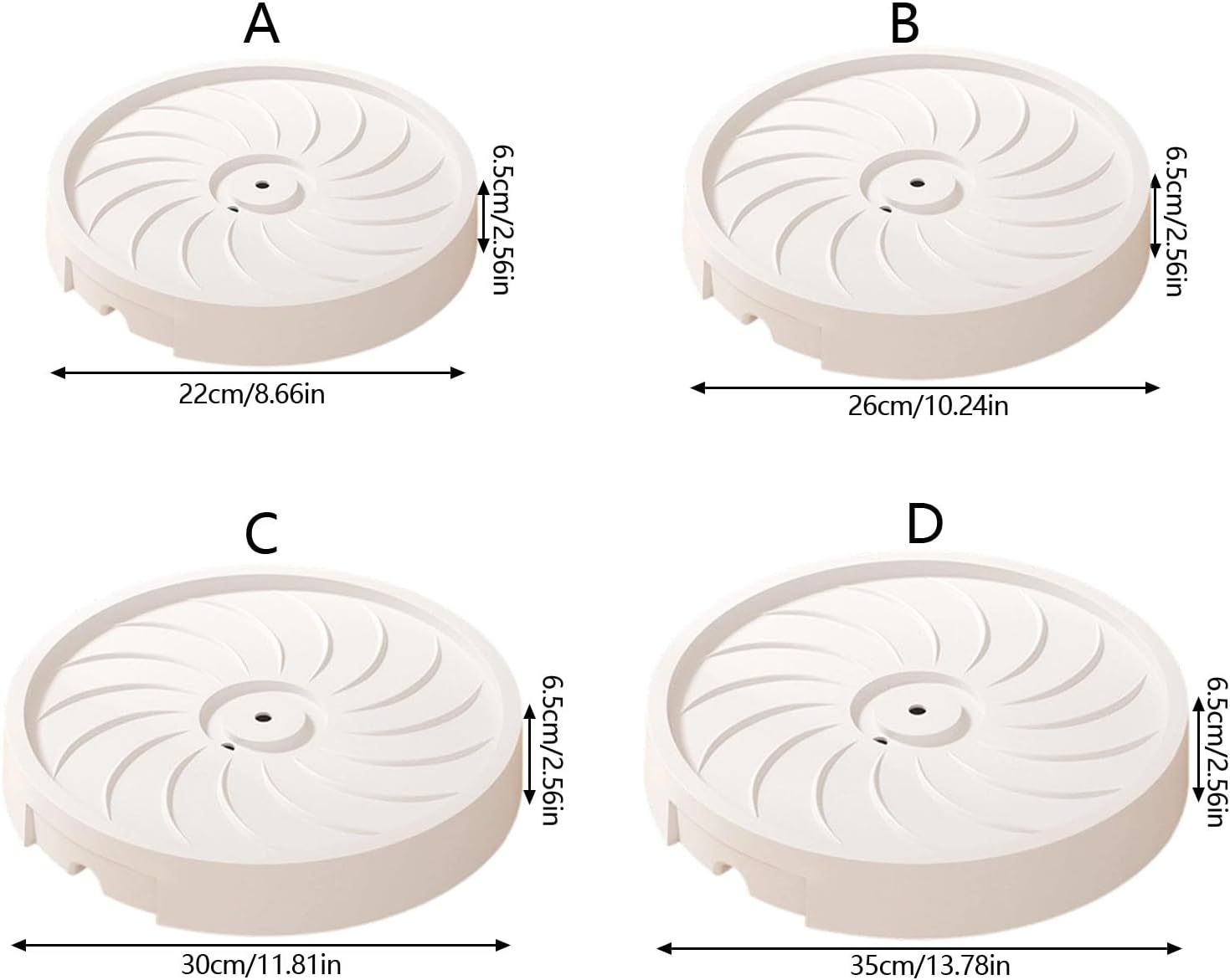 Versatiles Flower Pots Plant Stand Without Marring Wheels Thickened Base Ideal For Home Offices Gardens Use Stable Plant Tray With Wheels