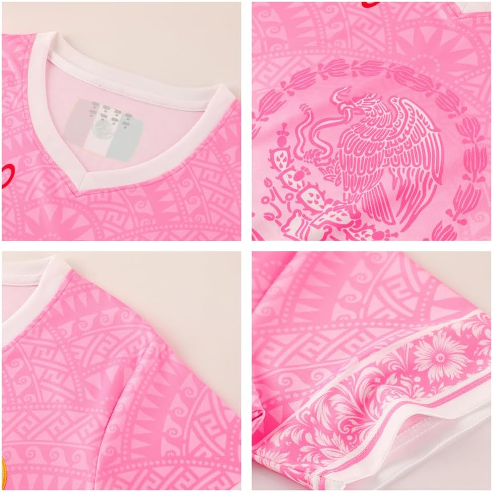 Women Soccer Jersey Sports Fans Outdoor Short Sleeve Soccer T-Shirts Athletic Slim Fit Tops