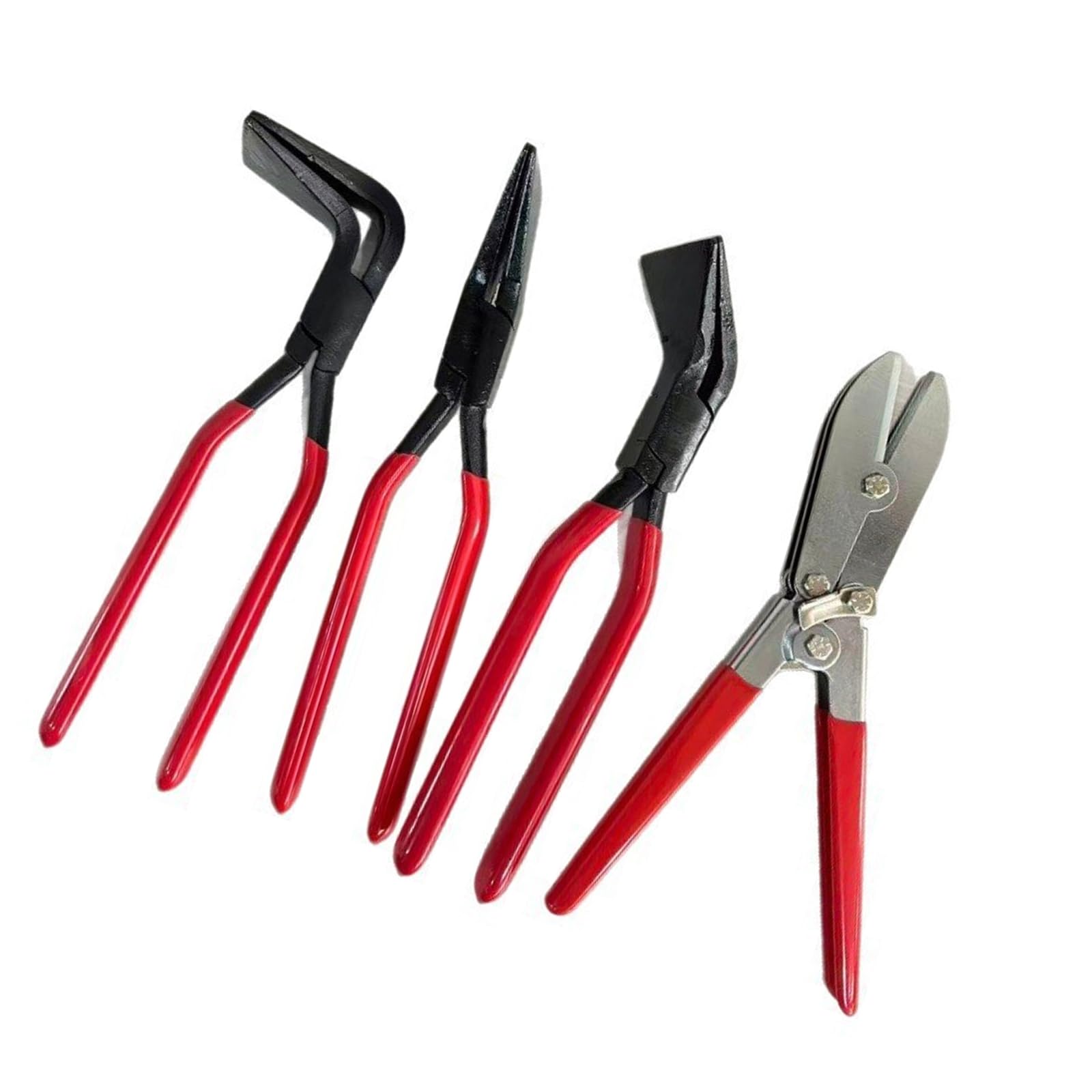 Fromceo Strength Steel Sheet Metal Brake Pliers 3 Piece Collection For Accurate Bends And Extended Durability Nonslip Grip Bending Pliers
