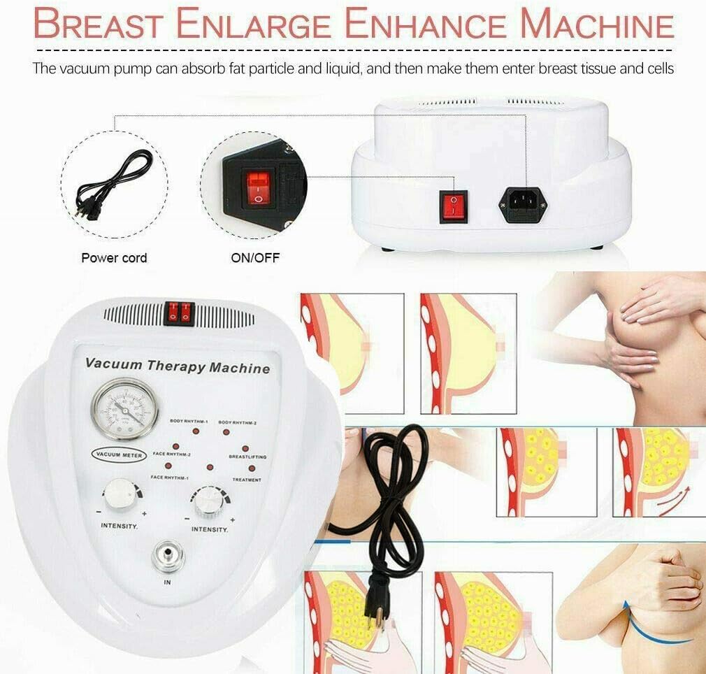 Breast Hip Enlarge Massager & Body Cupping Scraping Machine for Chest Enhance Enlargement Promote Body Blood Circulation Eliminate Toxin Multi-Function Anti-Pressure Slimming Machine