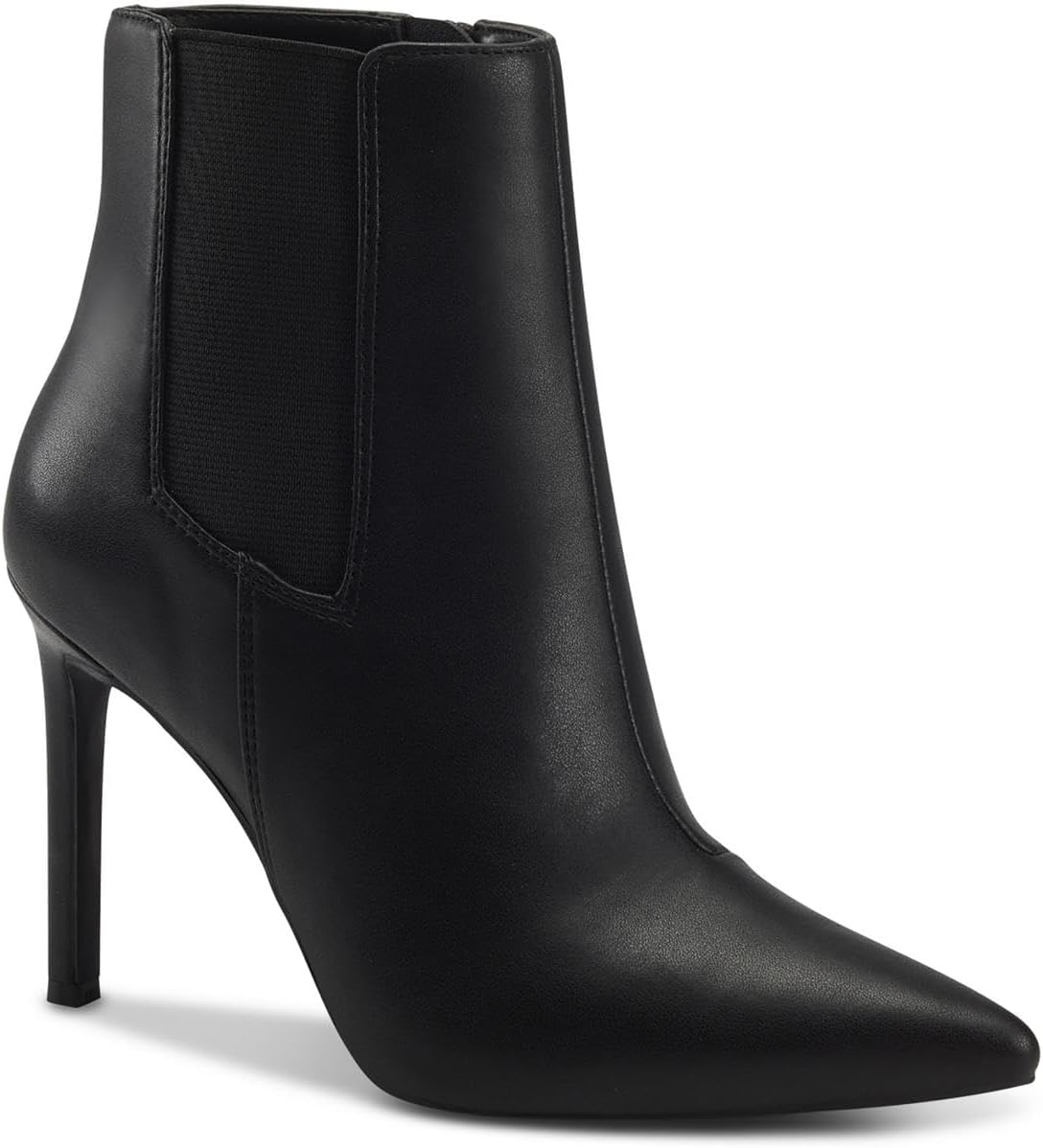 Womens Katalina Patent Pointed Toe Booties Black 10 Medium (B,M)