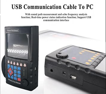 Ultrasonic Flaw Detector Weld Testing Equipment Flaw Detection Tools with Dynamic Range 32dB Frequency Range 0.2-20MHz Material Velocity 1000-15000m/s Data Storage 500 Channels IP65 Standard