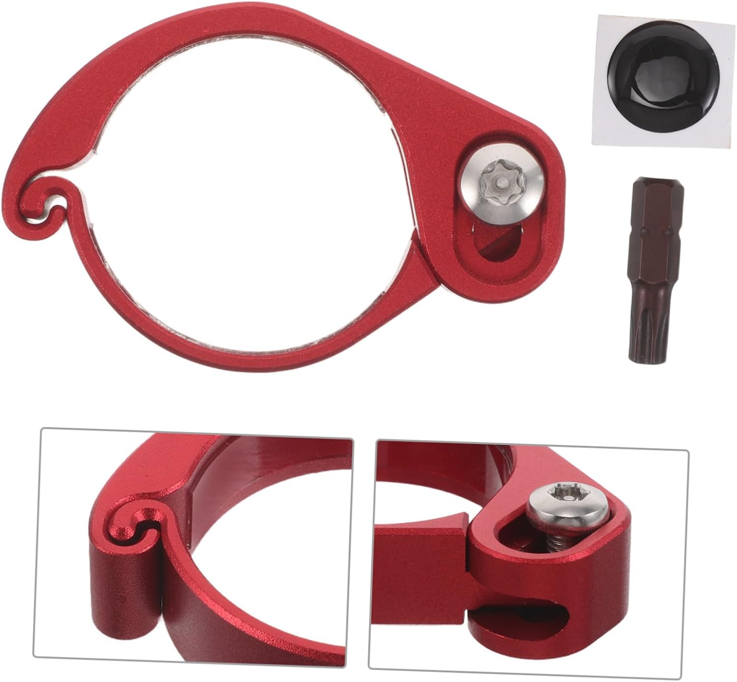 COLLBATH Tailgate Anti Theft Lock Compatible with Ford Pickup Trucks, Red Truck Bed Locking Device Replacement for Rear Trunk Door Security