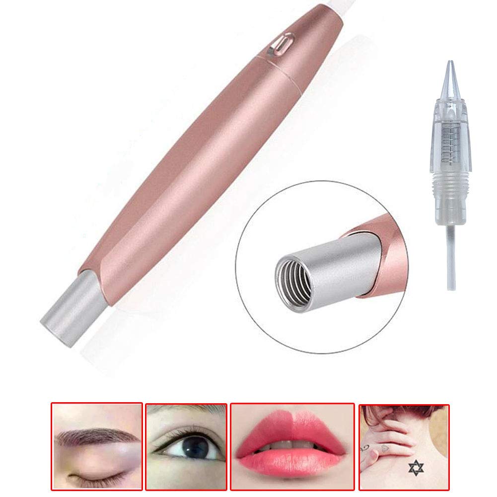 Tattoo Permanent Makeup Machine Eyebrow Lip Eyeliner Pen Beauty Makeup Rotary Pen Tattoo Needle Kit