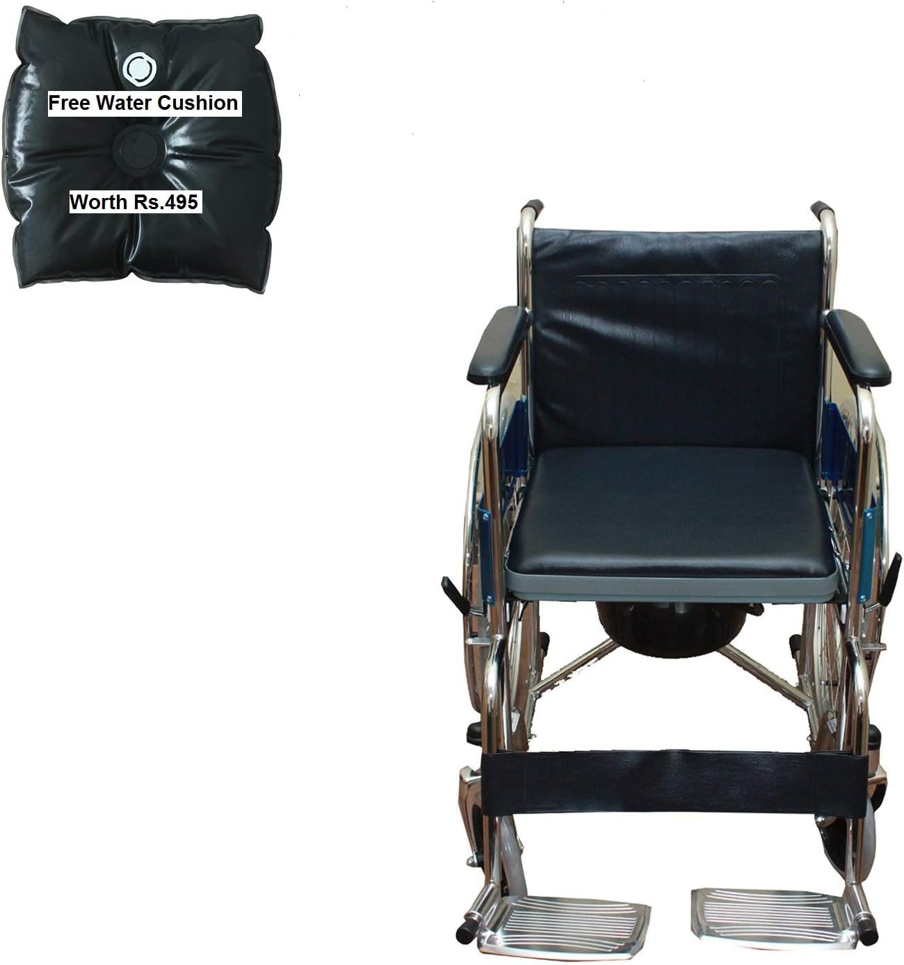 Khl Foldable Commode Wheelchair