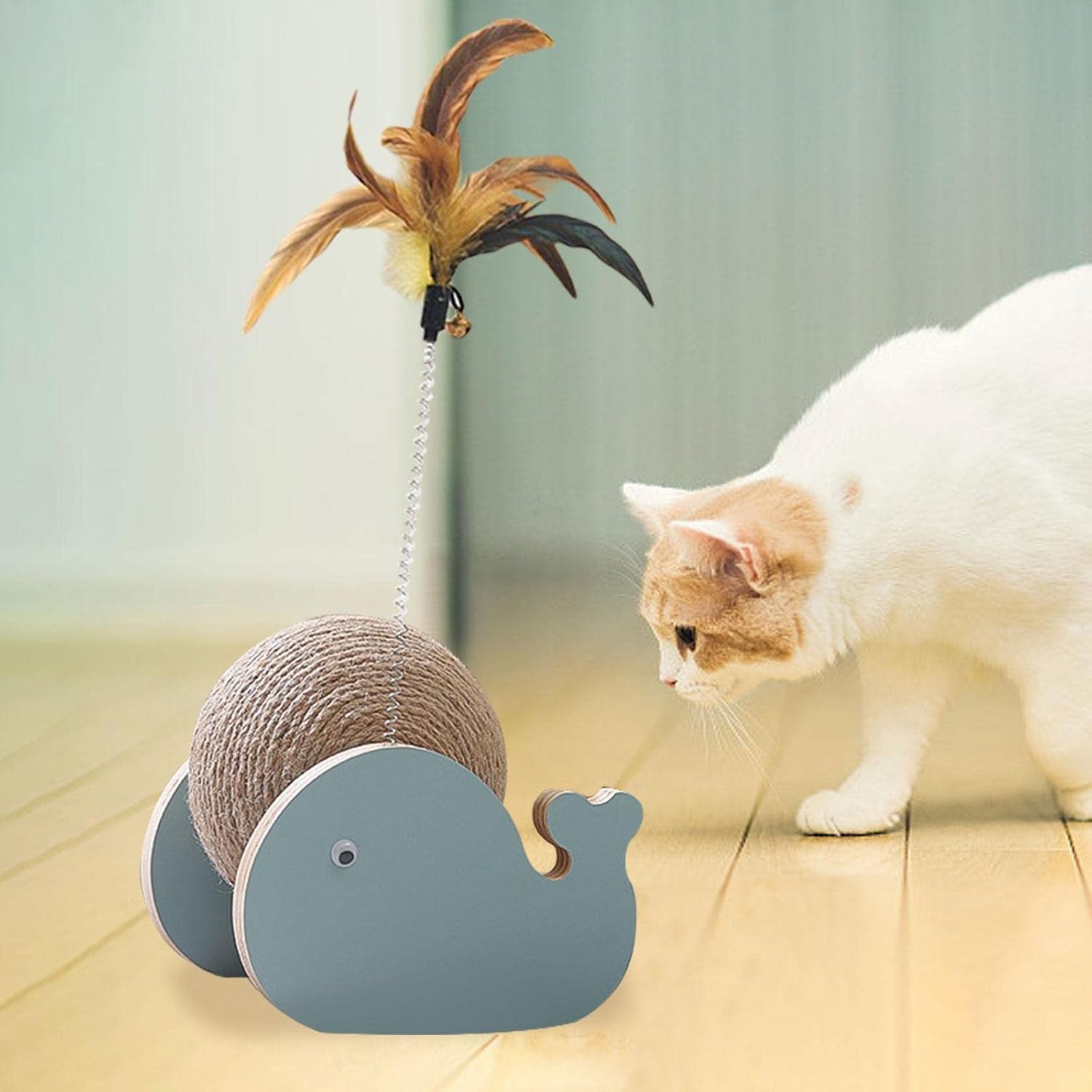 Baoblaze Cat Scratcher Toys, Cat Scratching Sisal Balls, Cat Scratchers for Indoor Cats and Kitten, Furniture and Increase Cats Exercise and Fun,