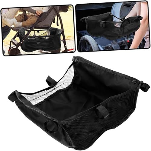 Miniatura 9 de Ciieeo 2 cestas de almacenamiento para debajo del cochecito, bolsa organizadora de gran capacidad para pañales, toallas esenciales, vagón y más