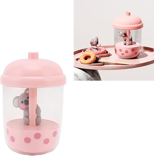 Miniatura 4 de Acouto Humidificador portátil de niebla fría USB, humidificador animal gato, rosa, 10.1 fl oz, 5 V, silencioso, manual, 6 horas, plástico