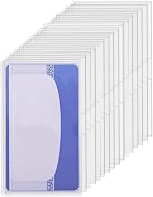 Thrivenget Card Sleeves, Social Security Card Protector Sleeves, Medicare Card Protector Sleeve, Clear PVC Water Resistant Plastic Sleeves for Various Card Types (50 PCS,Vertical)