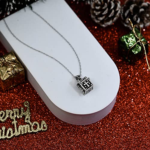 AeraVida Christian Prayer Box Locket .925 Sterling Silver Pendant Necklace | Elegant Religious Sterling Silver Jewelry for Women3