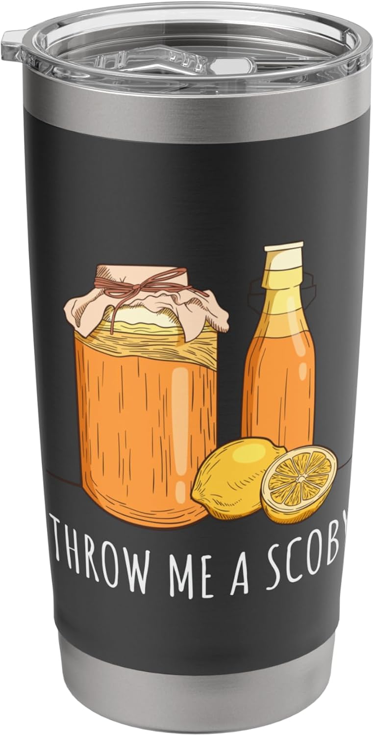 Kombucha Brewing Kit Scoby Lover Drinking Kombucha Stainless Steel Insulated Tumbler