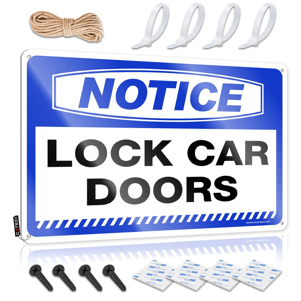 Mwfkkaddb One Color Tin Metal Sign Notice Lock Car Doors Tin Sign Man Cave Funny Signs Funny Tin Signs Vintage(30X40cm)