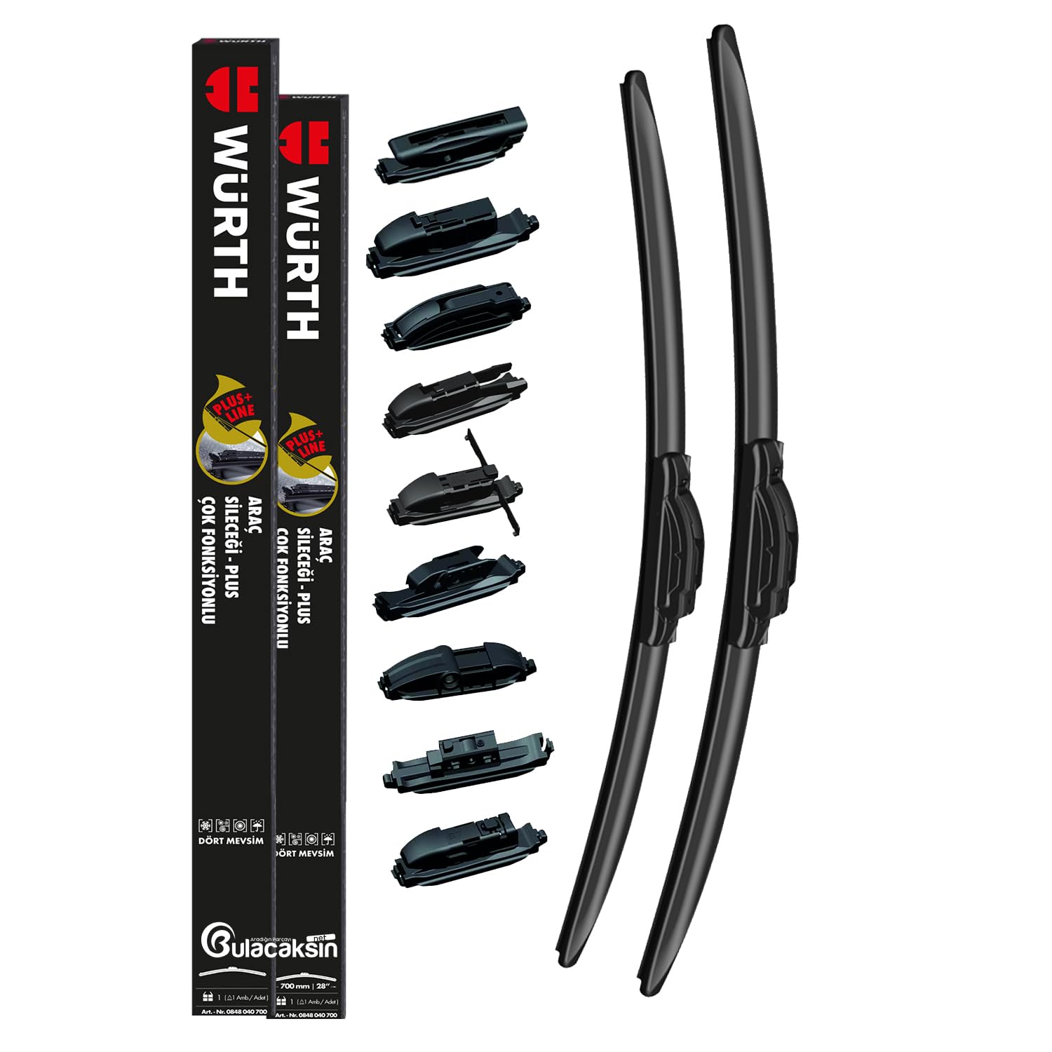 Würth Muz Silecek Takımı Audi 100 1990-1994 ile uyumlu