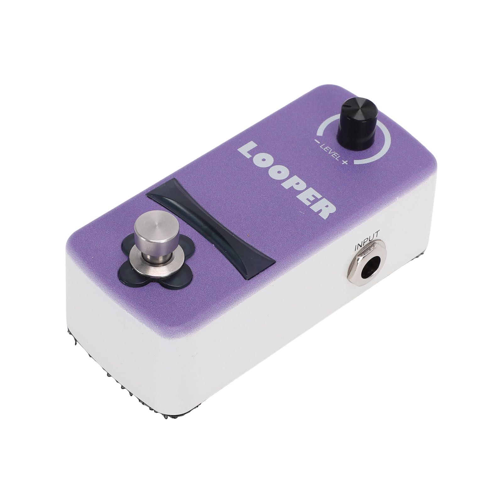 SUNGOOYUE Mini Pedale Looper per Chitarra, Controllo a Interruttore Singolo Registrazione di 12 Minuti Riproduzione Intelligente della Memoria, con Involucro in Lega di Zinco Alimentato