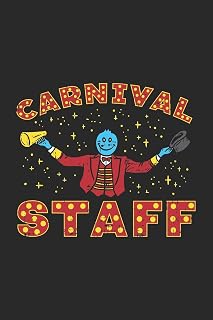 Carnival Staff: 120 Pages I 6x9 I Wide Ruled / Legal Ruled Line Paper