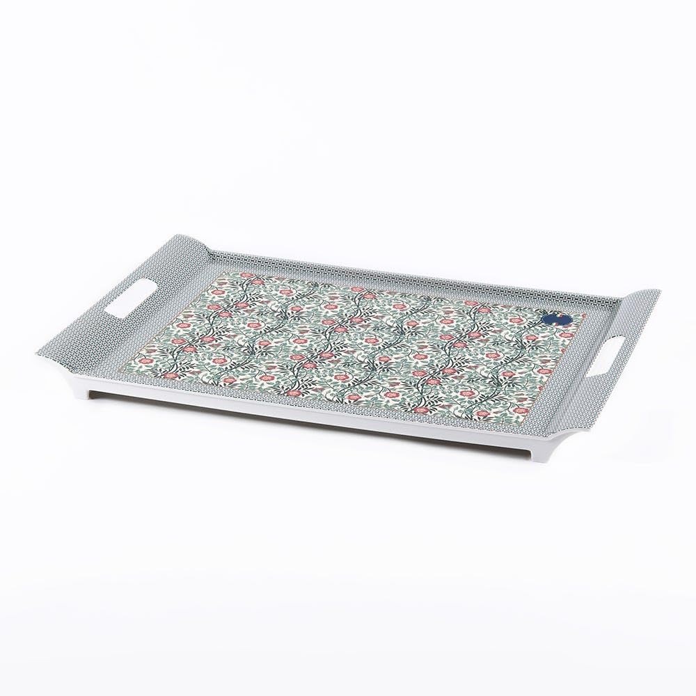 homes r us هومز أر أس Tokyo Yin Yang 2-Compa tment Dish, Mahogany - 21x21 Cms