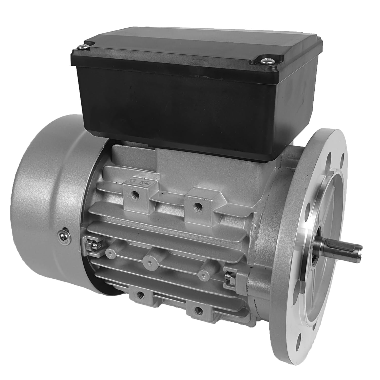 Einphasiger Elektromotor 230 V mit Induktion – 0,25 kW, 0,34 PS, 2800 U/min, B5, MEC 63 – geeignet für Werkstätten, Säulenbohrmaschinen, Förderbänder und andere Maschinen. SAMMA PARTS