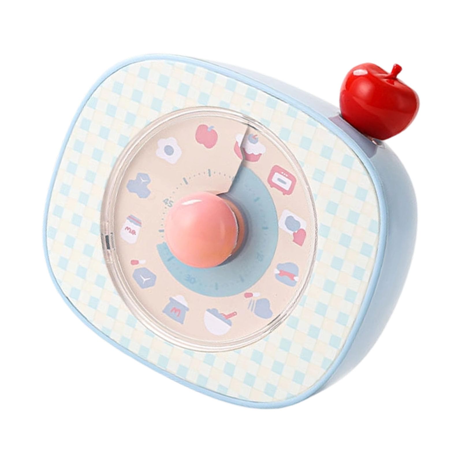 TFAOYS Portable Visual Timer for Study & Cooking, Rotating Countdown Clock with ABS Build Quiet Study Clock for Home Organization & Cooking Countdown