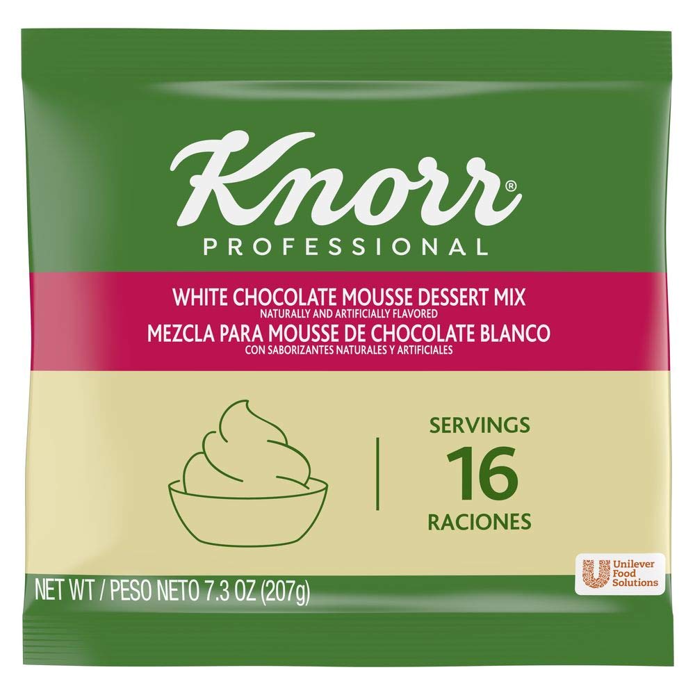 Knorr Professional White Chocolate Mousse Dessert Mix 7.3 oz(Pack of 10)