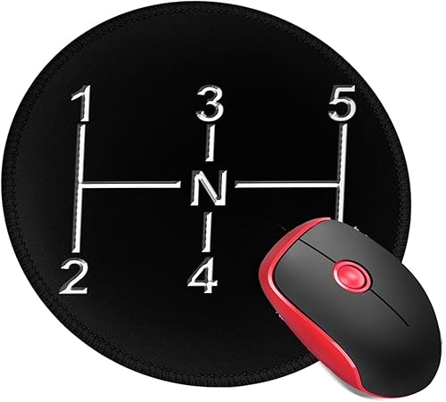 Alfombrilla de mouse redonda para videojuegos, mecánica para amantes de los autos, base de goma antideslizante, alfombrilla de mouse para portátil,